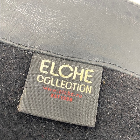 🌸 SALE 🌸 ELCHE Woman’s Leather Boot Black Size EUR 39, US 9 - Picture 11 of 11